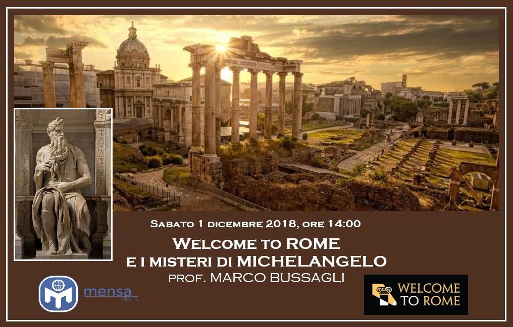 Welcome to Rome e I misteri di Michelangelo