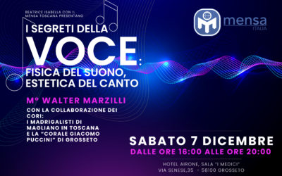 Grosseto, 7.12.2019 – “I segreti della voce: fisica del suono, estetica del canto”