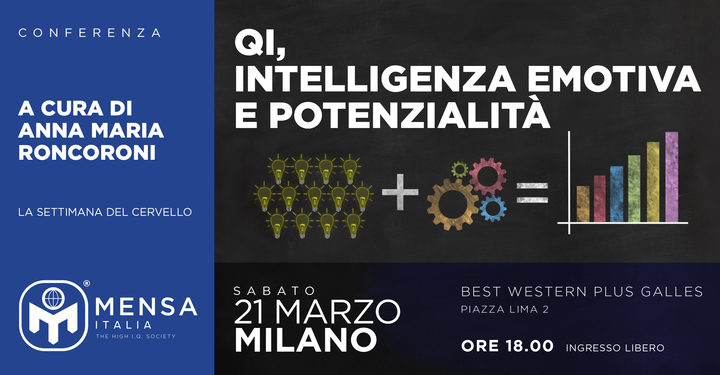 Conferenza "QI, intelligenza emotiva e potenzialità"