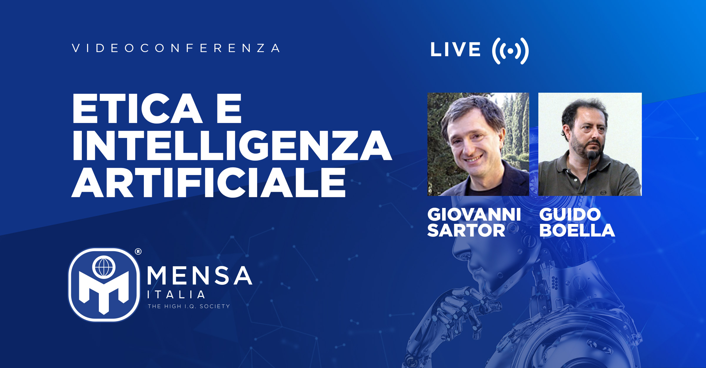 16 Giugno – videoconferenza: Etica e intelligenza artificiale