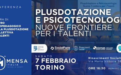 Conferenza “Plusdotazione e Psicotecnologie: Nuove Frontiere per i Talenti”. Torino, 7 Febbraio 2026