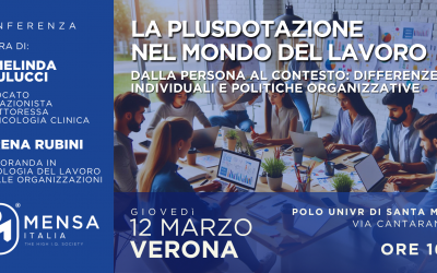 Conferenza “La plusdotazione nel mondo del lavoro”